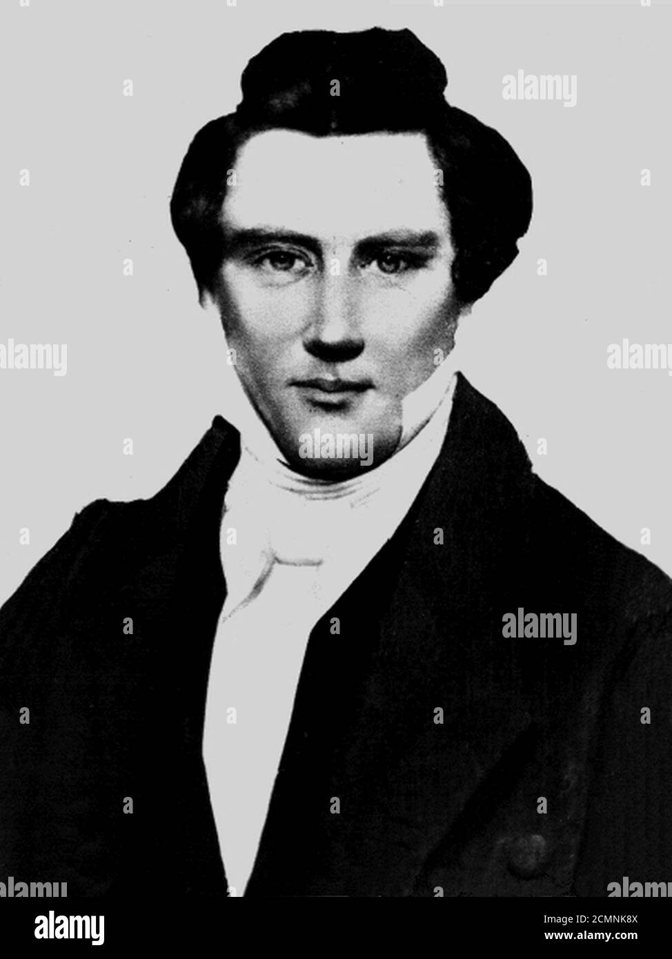 Joseph Smith Jr. (1843 photograph). Stock Photo