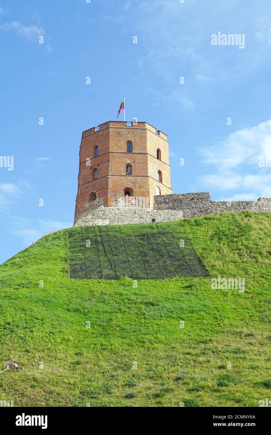 Gediminas' Tower, Gedimino pilies bokštas, Vilnius, Lithuania, Europe Stock  Photo - Alamy