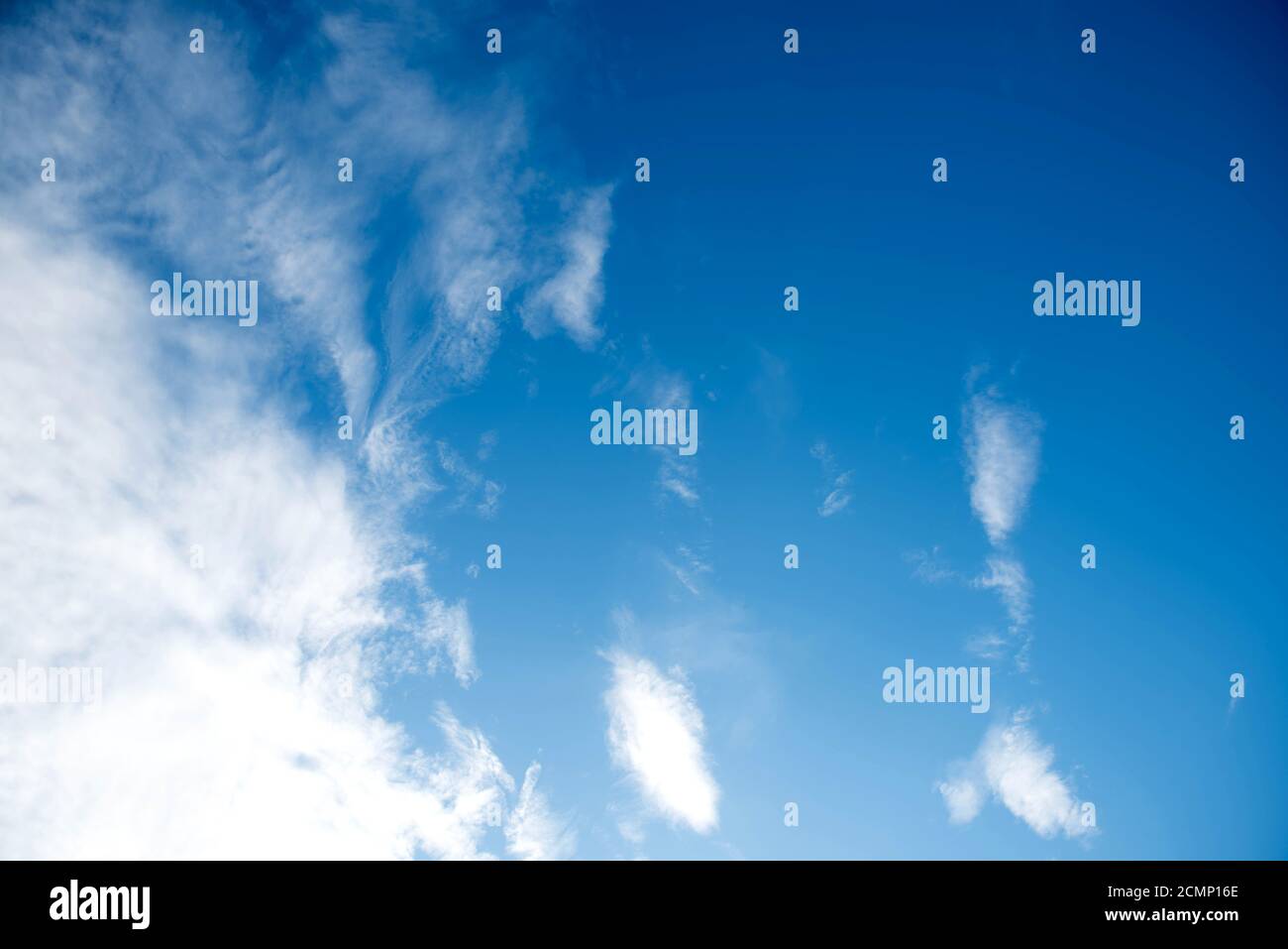 beautiful blue sky with white clouds Stock Photo - Alamy