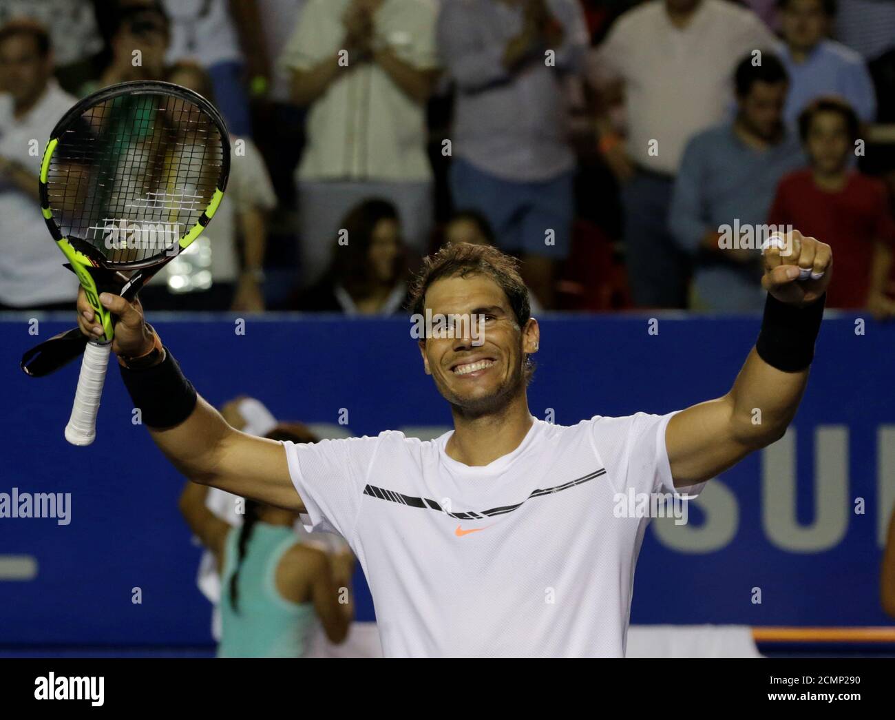Tennis - Mexican Open - Men's Singles - Semi-Final - Acapulco, Mexico-  03/03/17. Spain's Rafael Nadal celebrates his victory against Croatia's  Marin Cilic. REUTERS/Henry Romero Stock Photo - Alamy