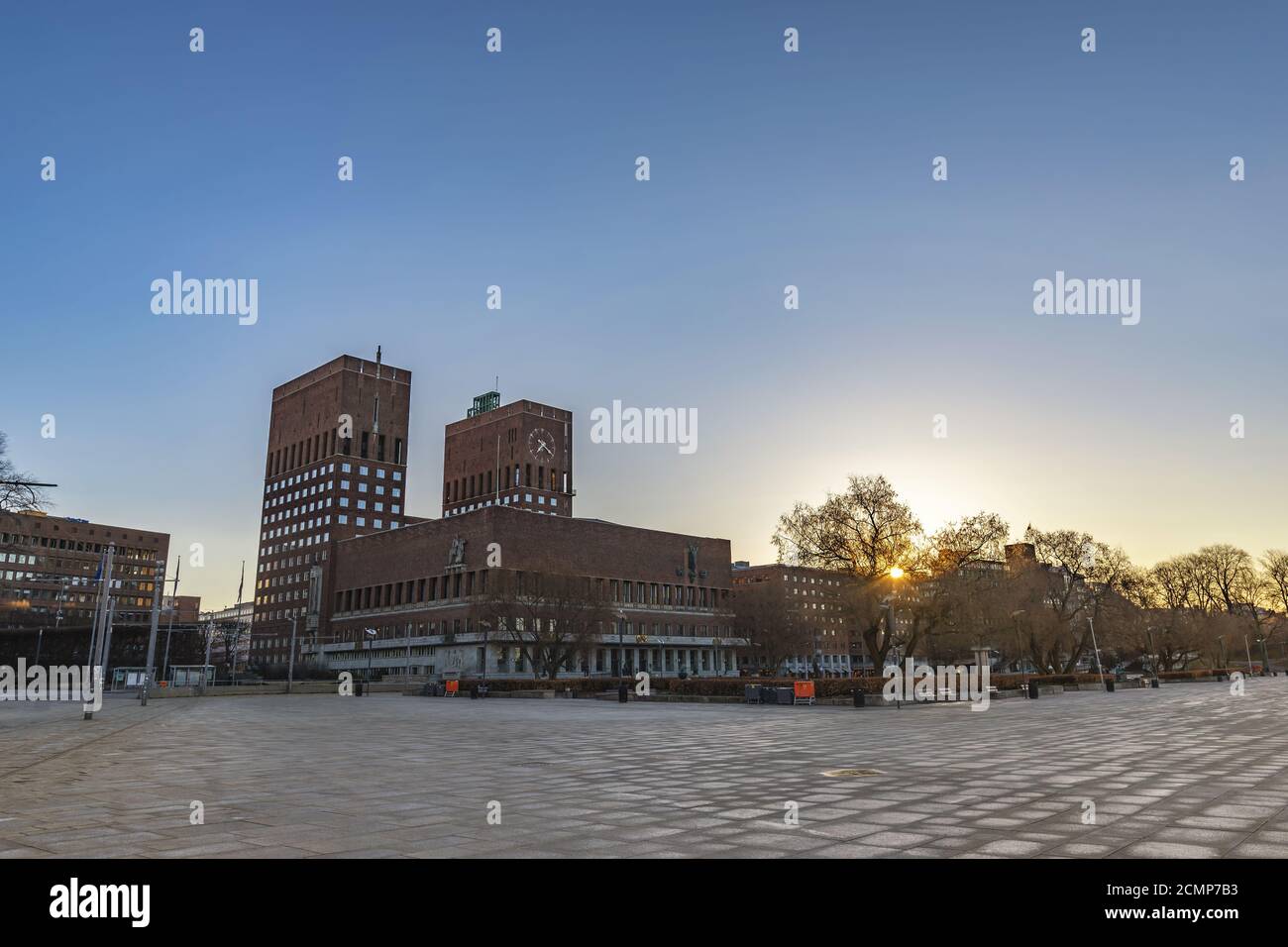 City hall radhuset oslo hi-res stock photography and images - Alamy