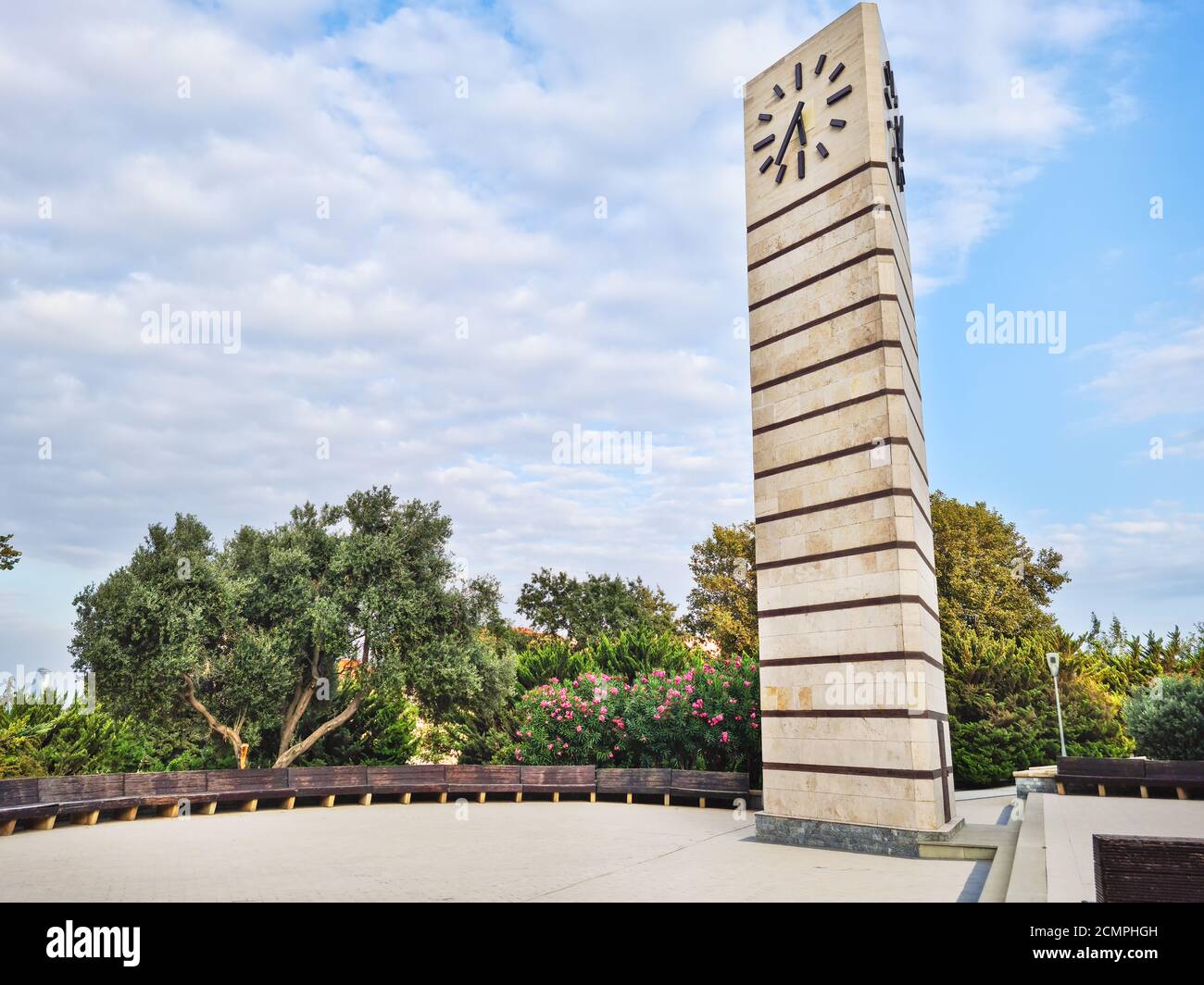 Baku clock tower hi-res stock photography and images - Alamy
