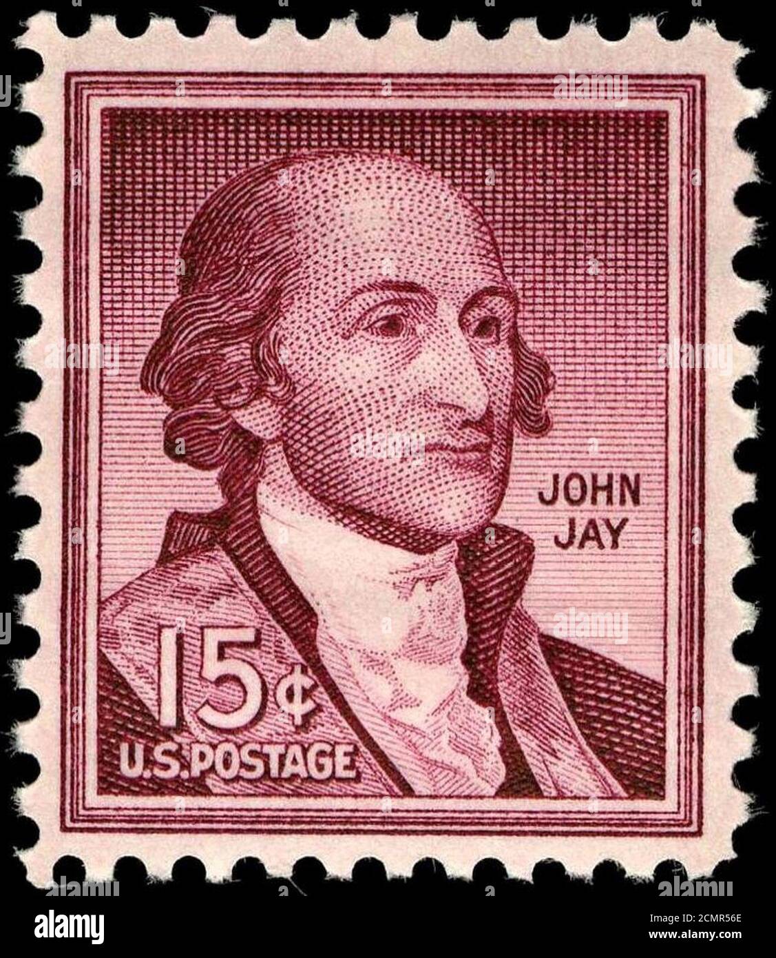 John Jay 15c 1958 issue Stock Photo Alamy