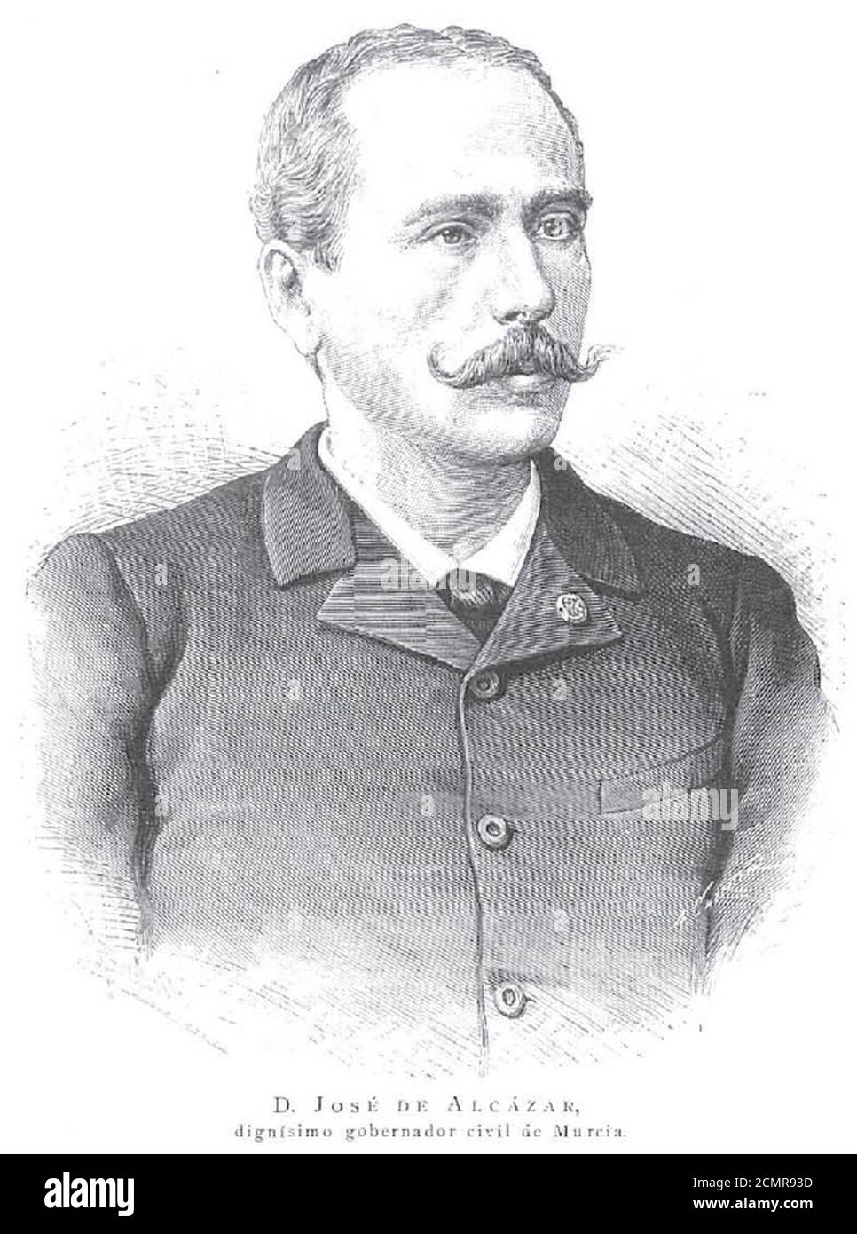 José de Alcázar, en La Ilustración Española y Americana. Stock Photo