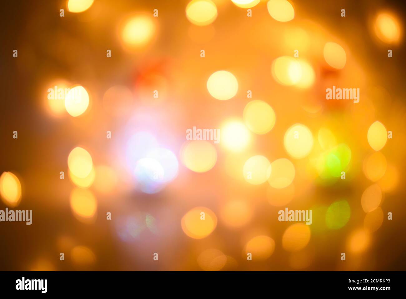 Blurred abstract background lights, beautiful Christmas. Stock Photo