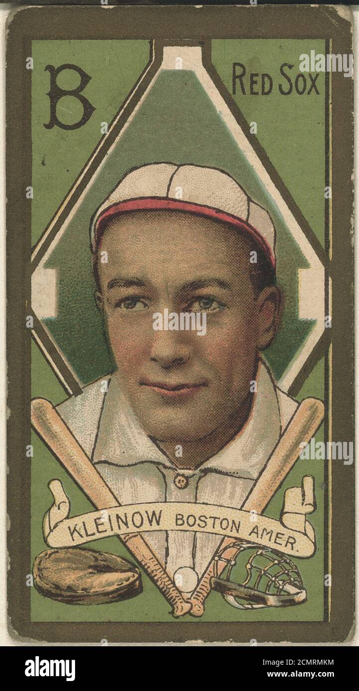 John Kleinow, Boston Red Sox, baseball card portrait Stock Photo