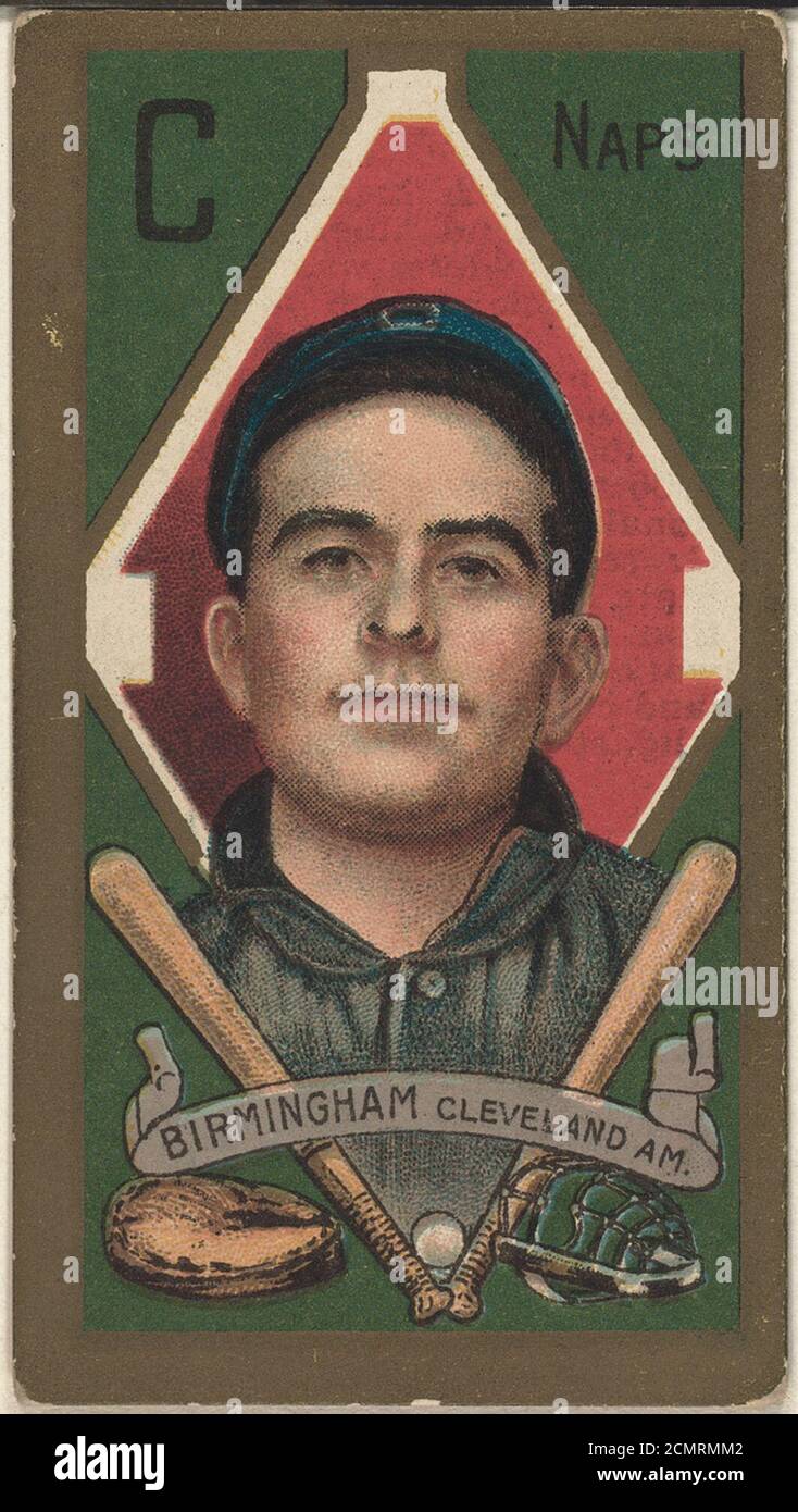 Joseph Birmingham, Cleveland Naps, baseball card portrait Stock Photo
