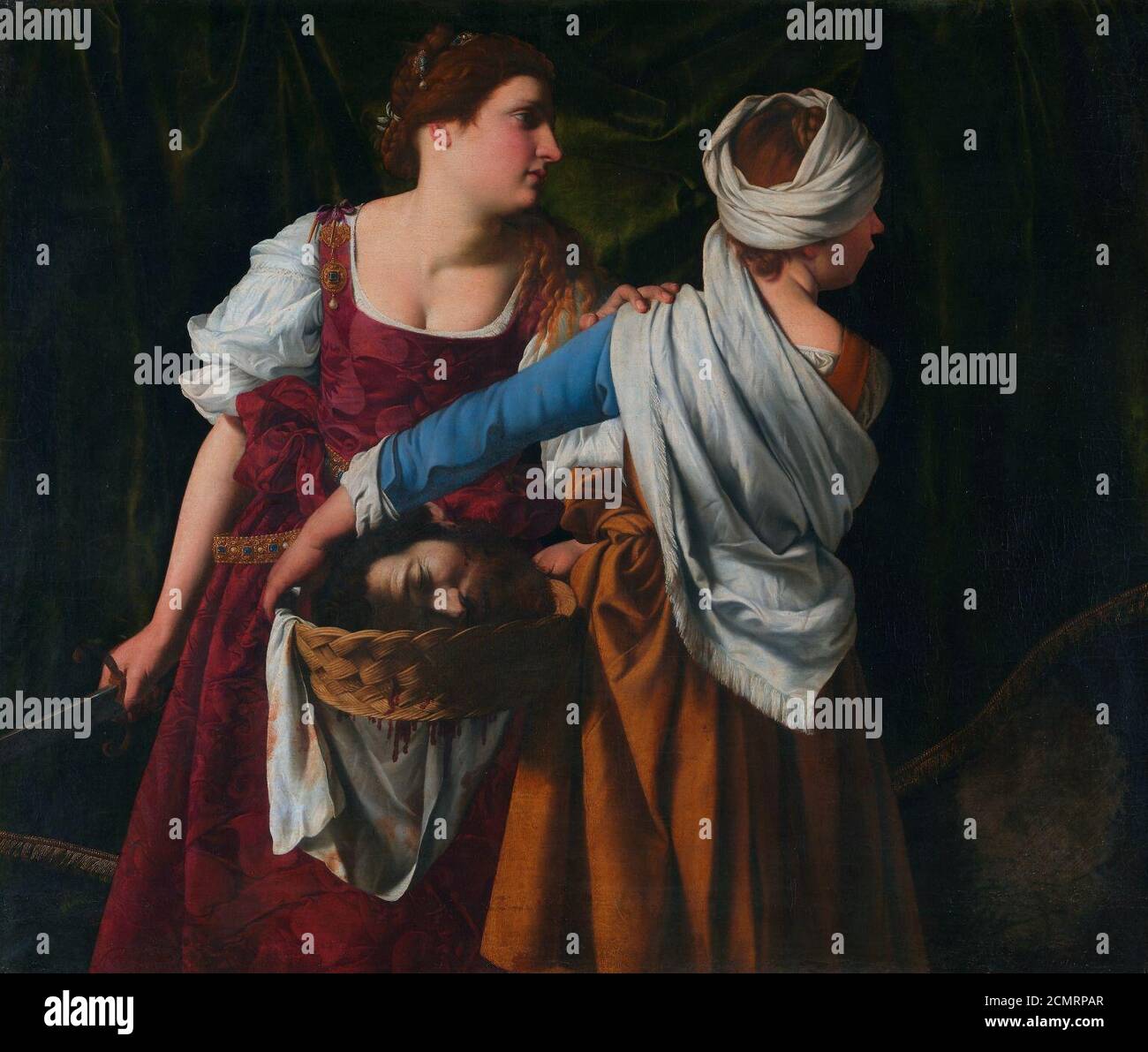 Judith and her maidservant with the head of Holofernes, by Orazio ...