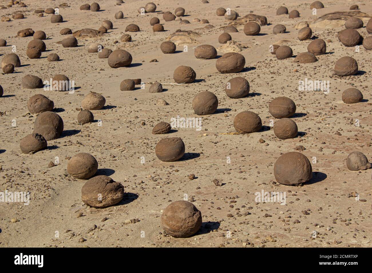 Field of Balls (Campo de Bochas) in Ischigualasto Park Stock Photo
