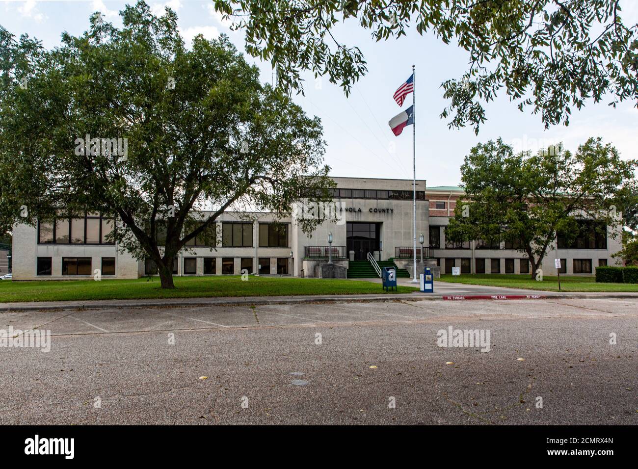 The 1953 Panola County Courthouse in Carthage Texas Stock Photo