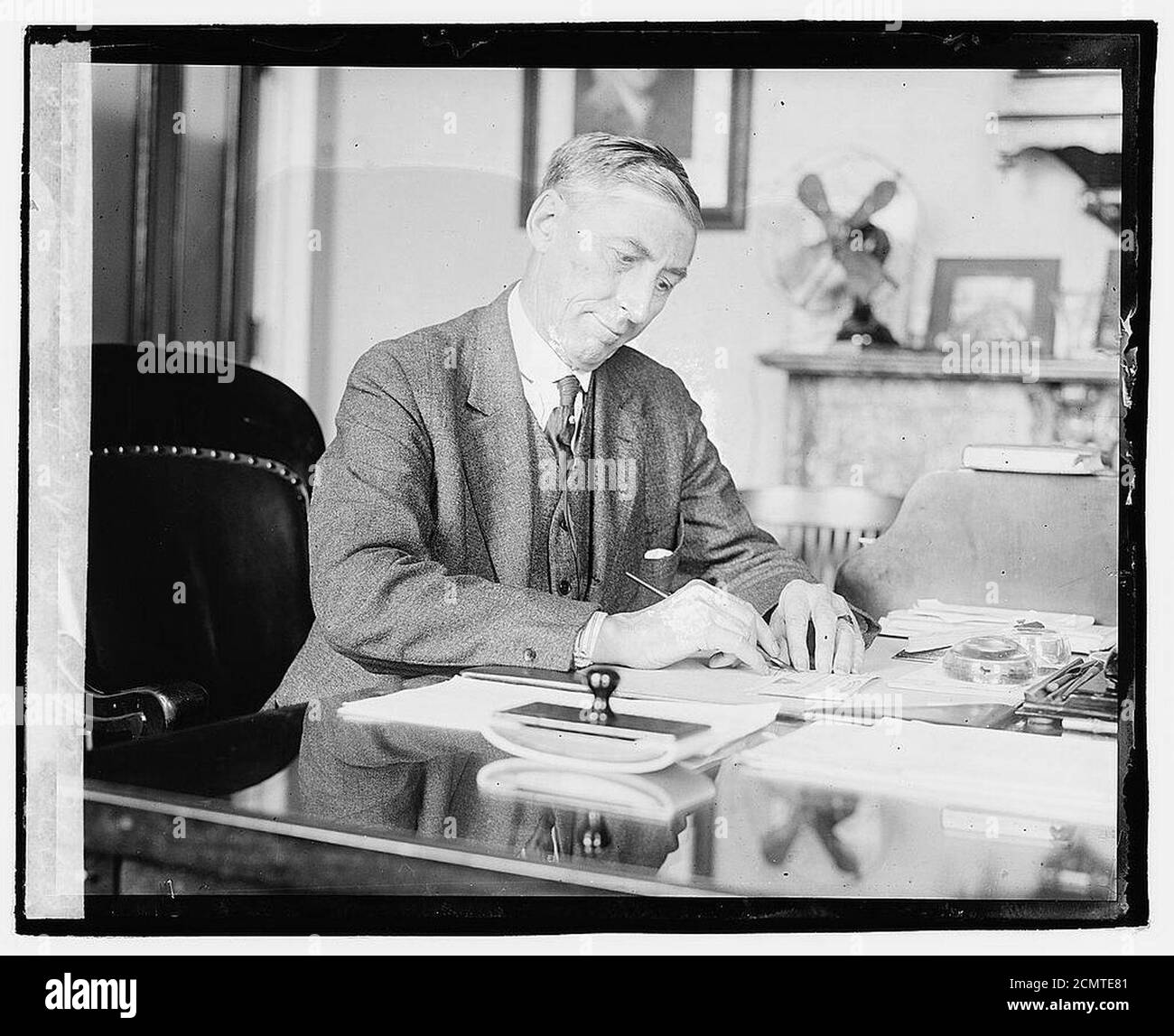 John Burke, Treasurer of U.S Stock Photo Alamy