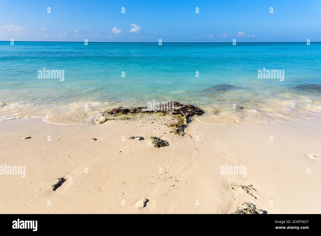 beautiful seascape of the caribbean Stock Photo
