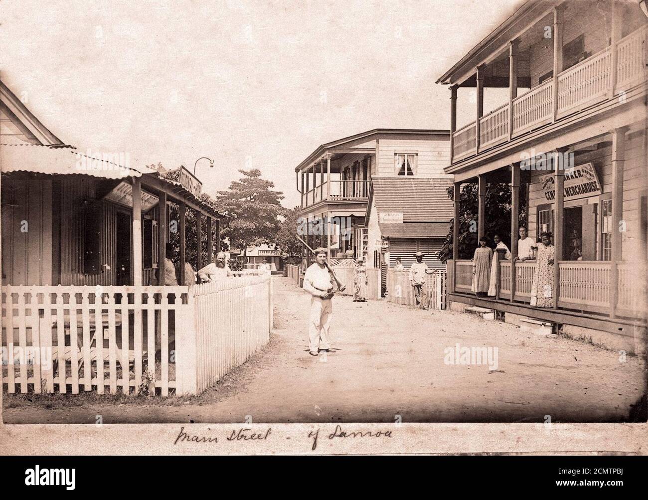 John Davis Main Street of Samoa Stock Photo Alamy