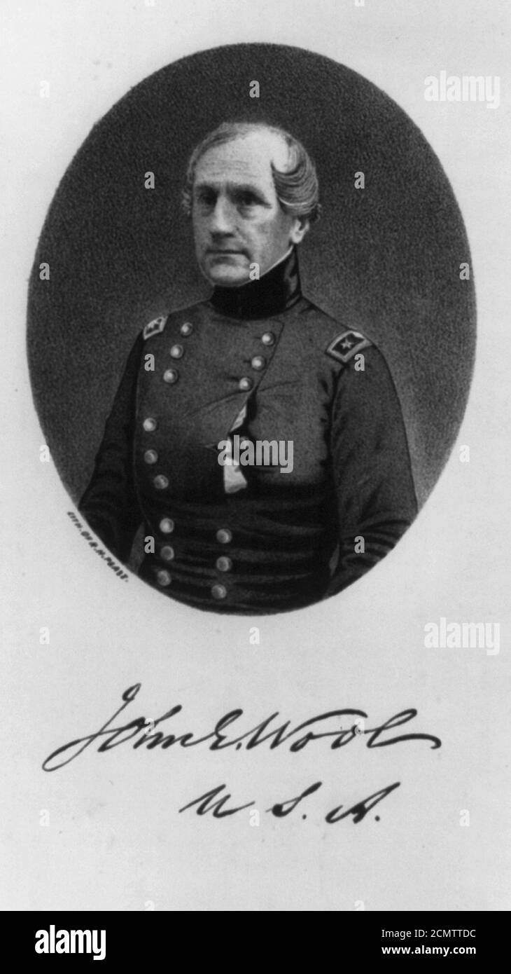 John Ellis Wool, 1784-1869 Stock Photo