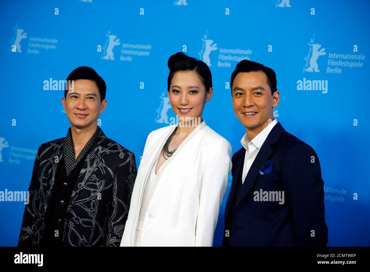 Cast Members Nick Cheung Christie Chen And Daniel Wu L R Attend A Photocall For The Movie Mo Jing That Demon Within Presented In The Panorama Special Category During The 64th Berlinale International Cast Members Nick Cheung Christie Chen And Daniel Wu L R Attend A Photocall For The Movie Mo Jing That Demon Within Presented In The Panorama Special Category During The 64th Berlinale International