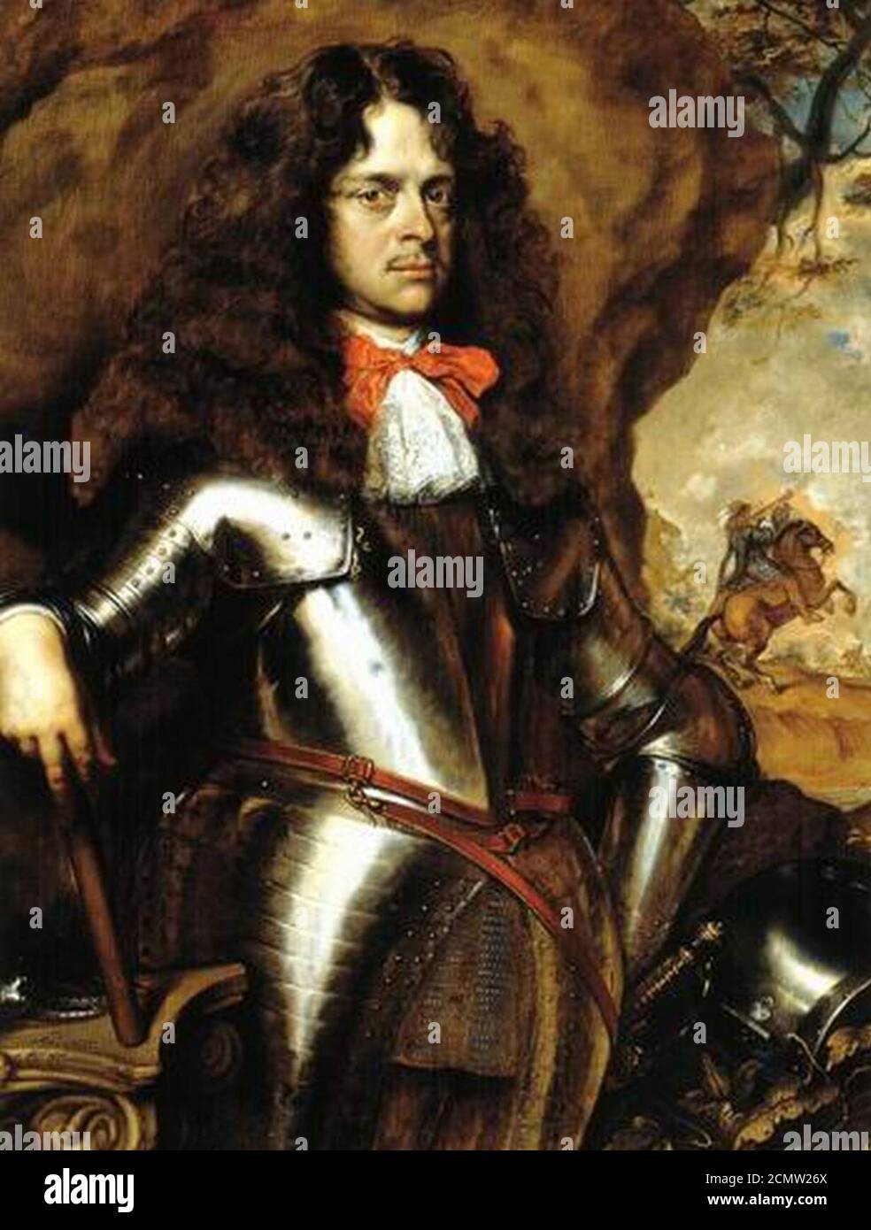 John George II Prince of Anhalt-Dessau. Stock Photo