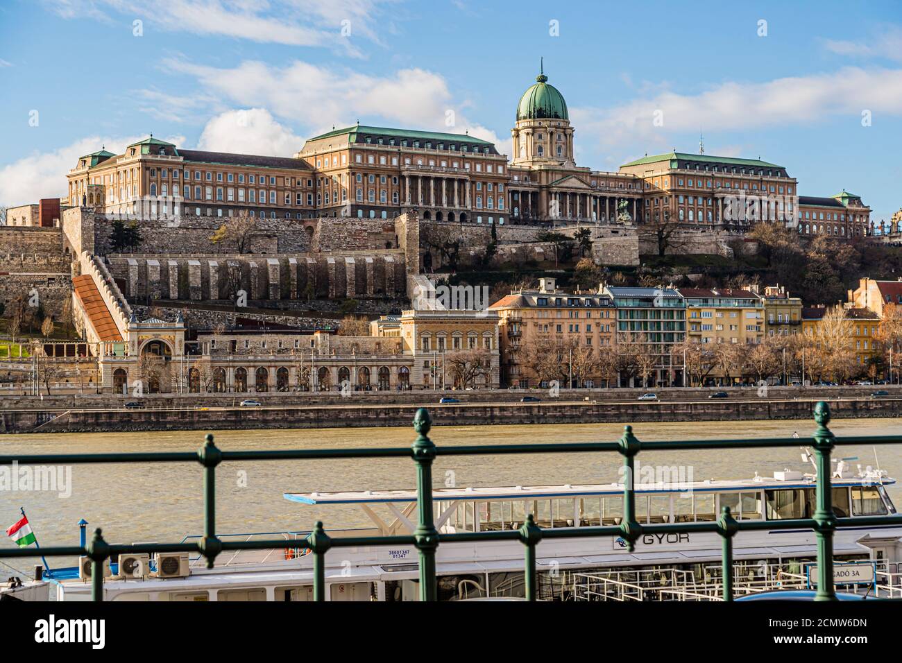 Buda Castle, the royal palace in Budapest, Hungary Stock Photo