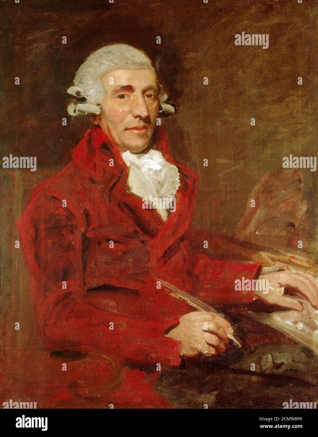 John Hoppner (1758-1810) - Franz Joseph Haydn (1732-1809) Stock Photo