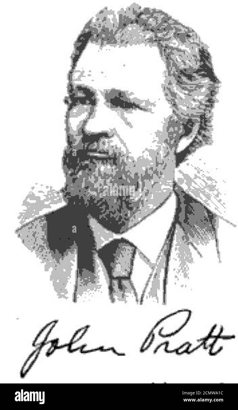 John J Pratt 1893. Stock Photo