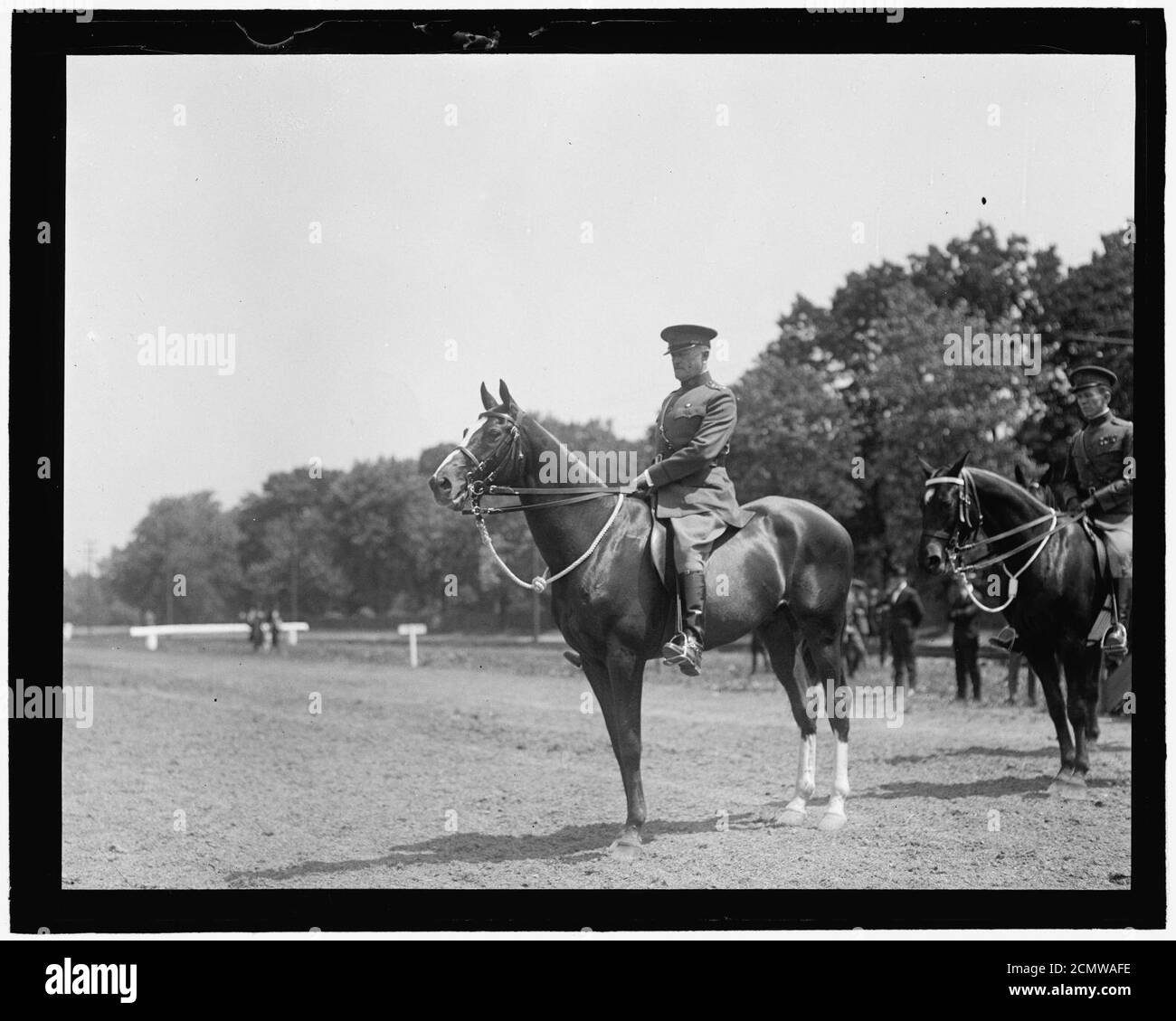 John J. Pershing on horse Stock Photo - Alamy