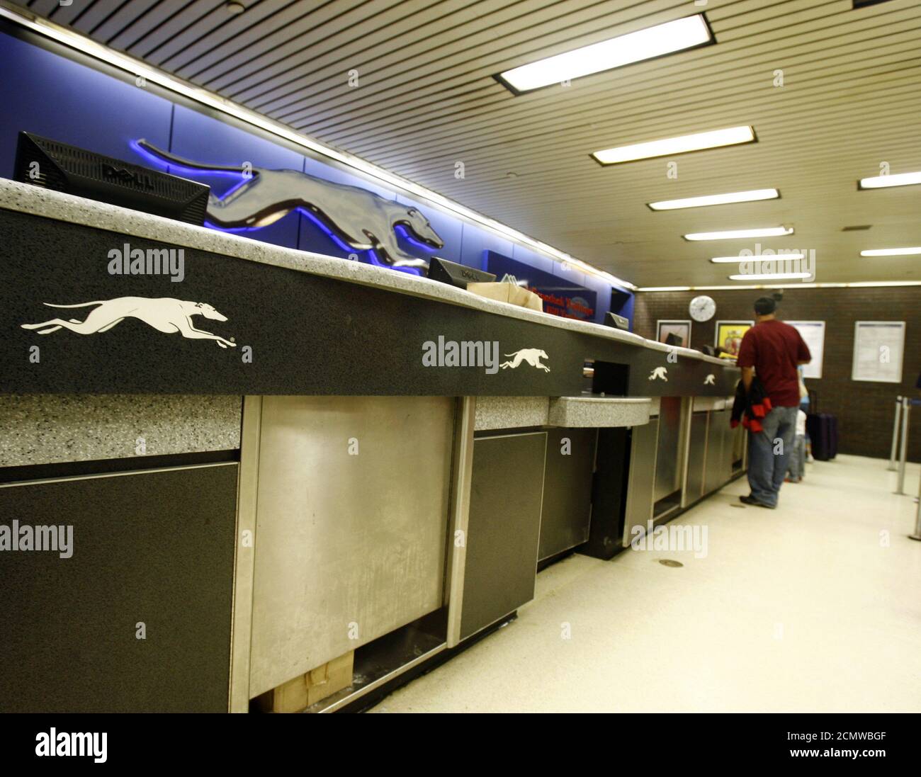 A passenger at the Port Authority in New York August 12, 2008. Founded
