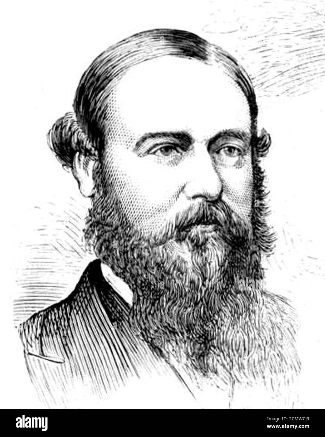 John Lackey by Samuel Calvert - Illustrated Australian News (1875). Stock Photo