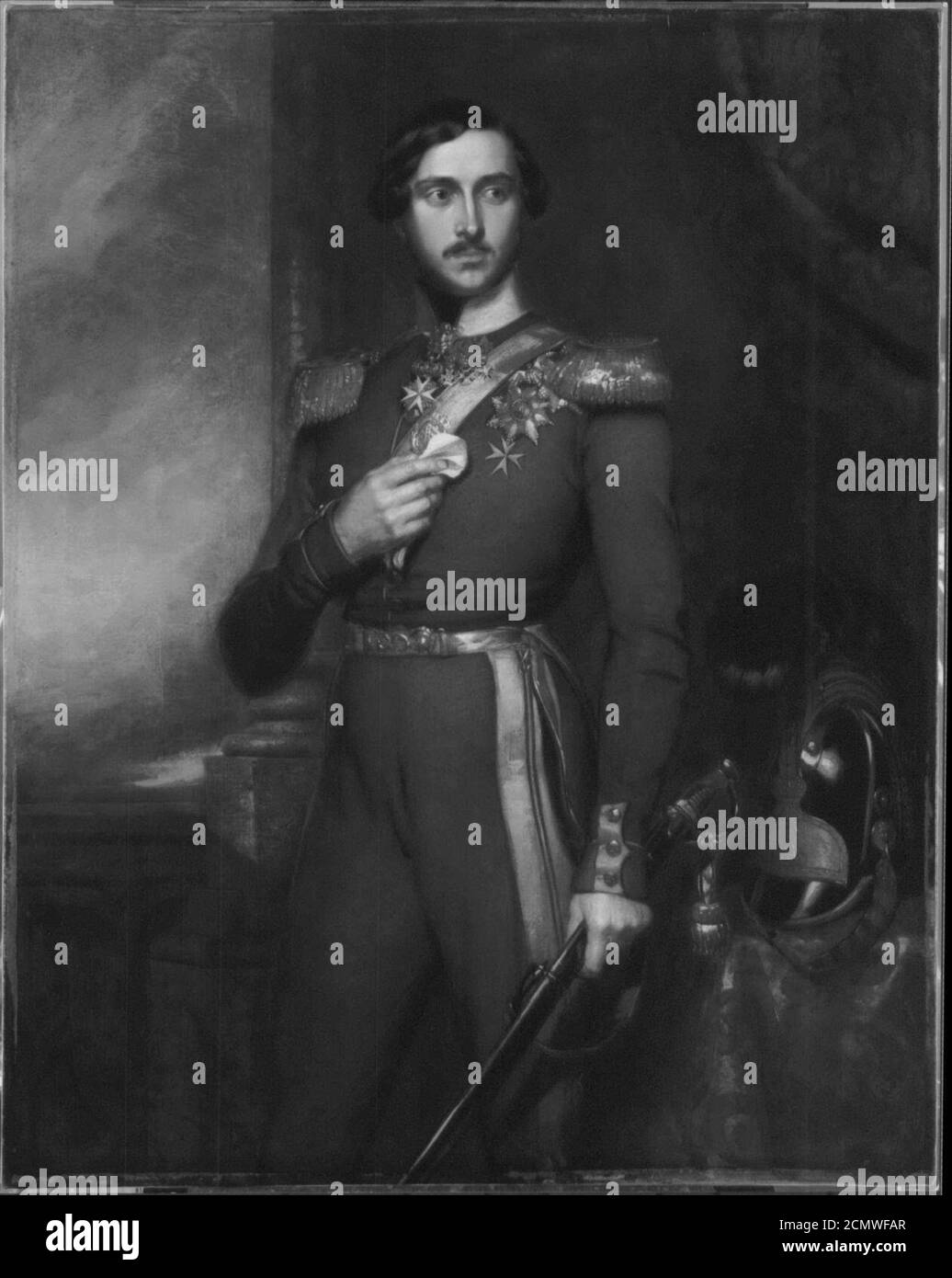 John Lucas (1807-74) - Ernest II, Duke of Saxe-Coburg-Gotha (1818-93) Stock Photo