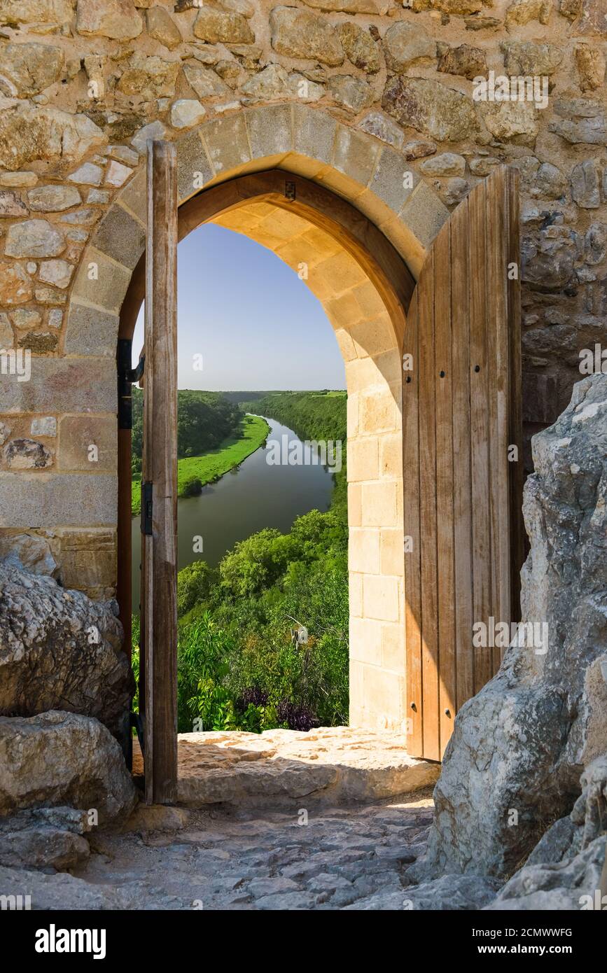 arch in the fortress natural landscape Stock Photo