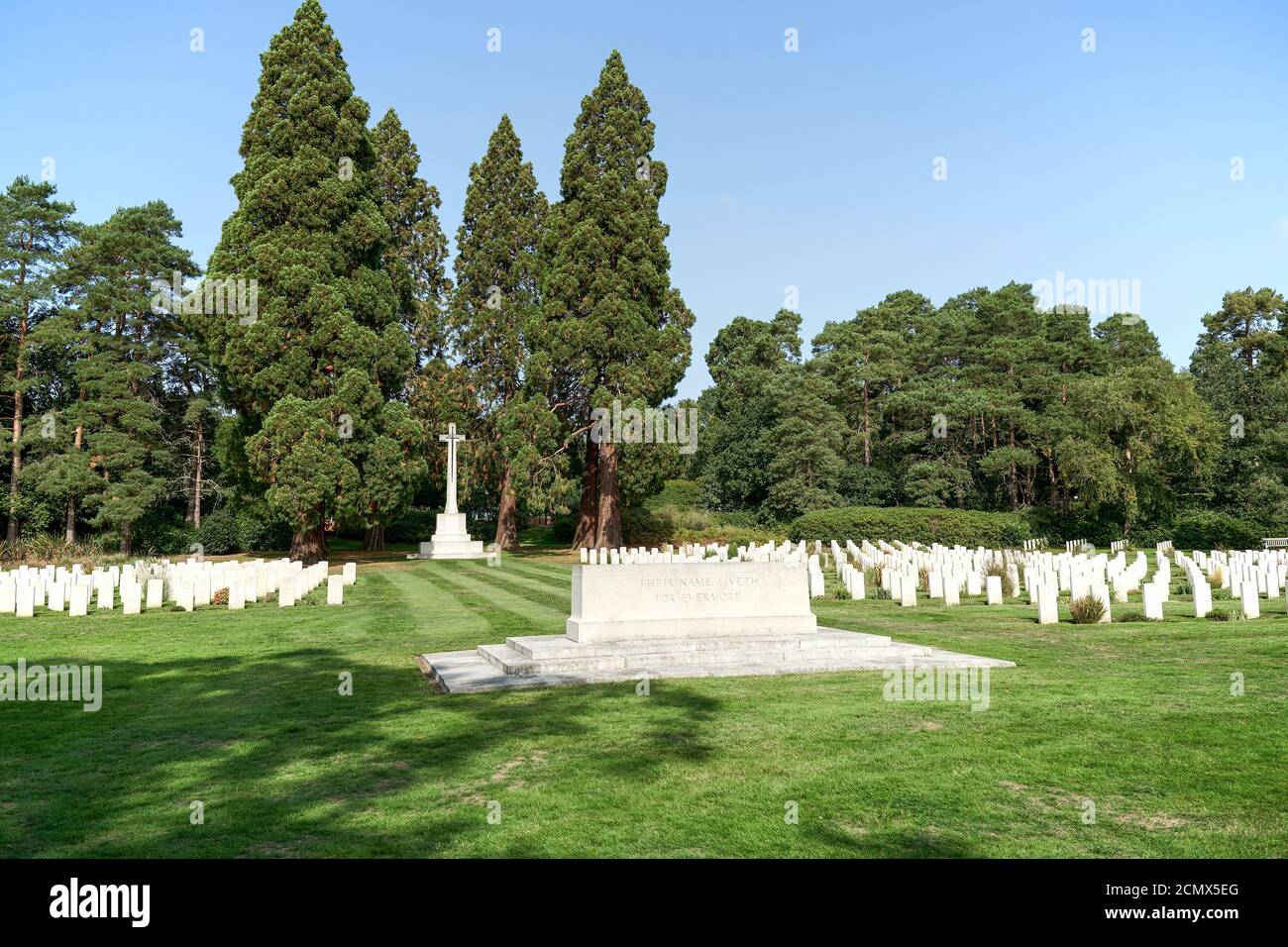 Brookwood Military Cemtery Stock Photo