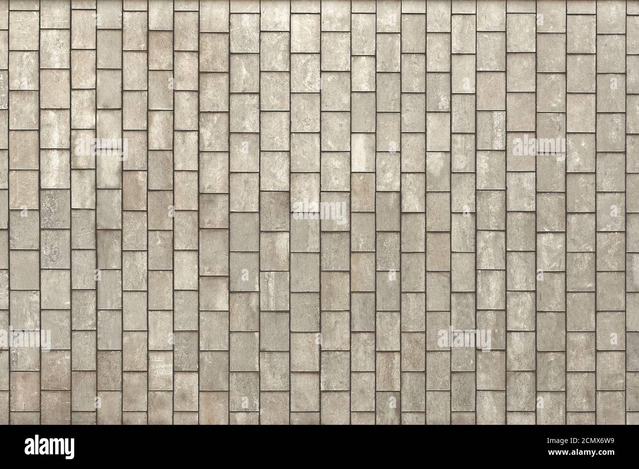 Facing gray tiles as a vintage background Stock Photo