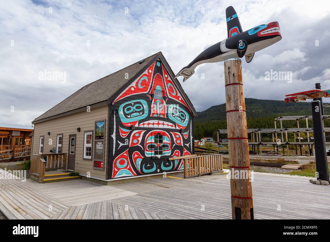 Carcross, Yukon, Canada Stock Photo