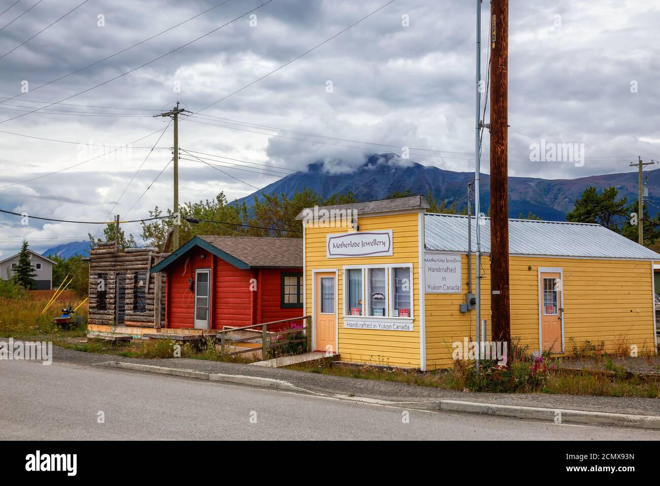 Carcross, Yukon, Canada Stock Photo Alamy