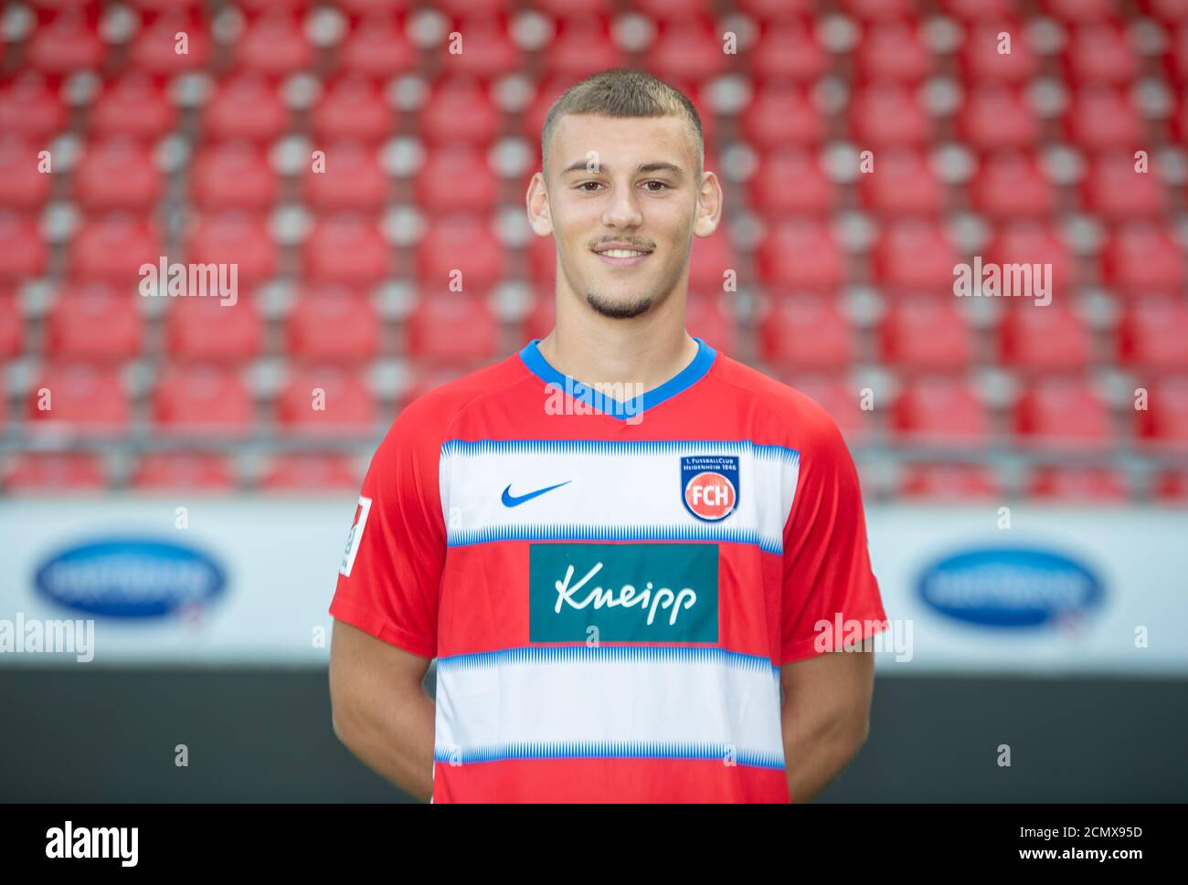 Heidenheim, Germany. 17th Sep, 2020. Football, 2nd Bundesliga: FC Heidenheim,  official photo opportunity for the 2020/2021 season Melvin Ramusovic  Credit: Stefan Puchner/dpa - IMPORTANT NOTE: In accordance with the  regulations of the