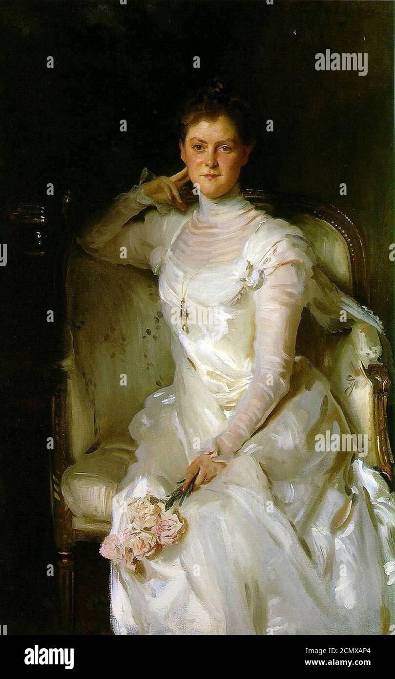 John Singer Sargent - Portrait Of Sarah Choate Sears - 1889 Stock Photo 