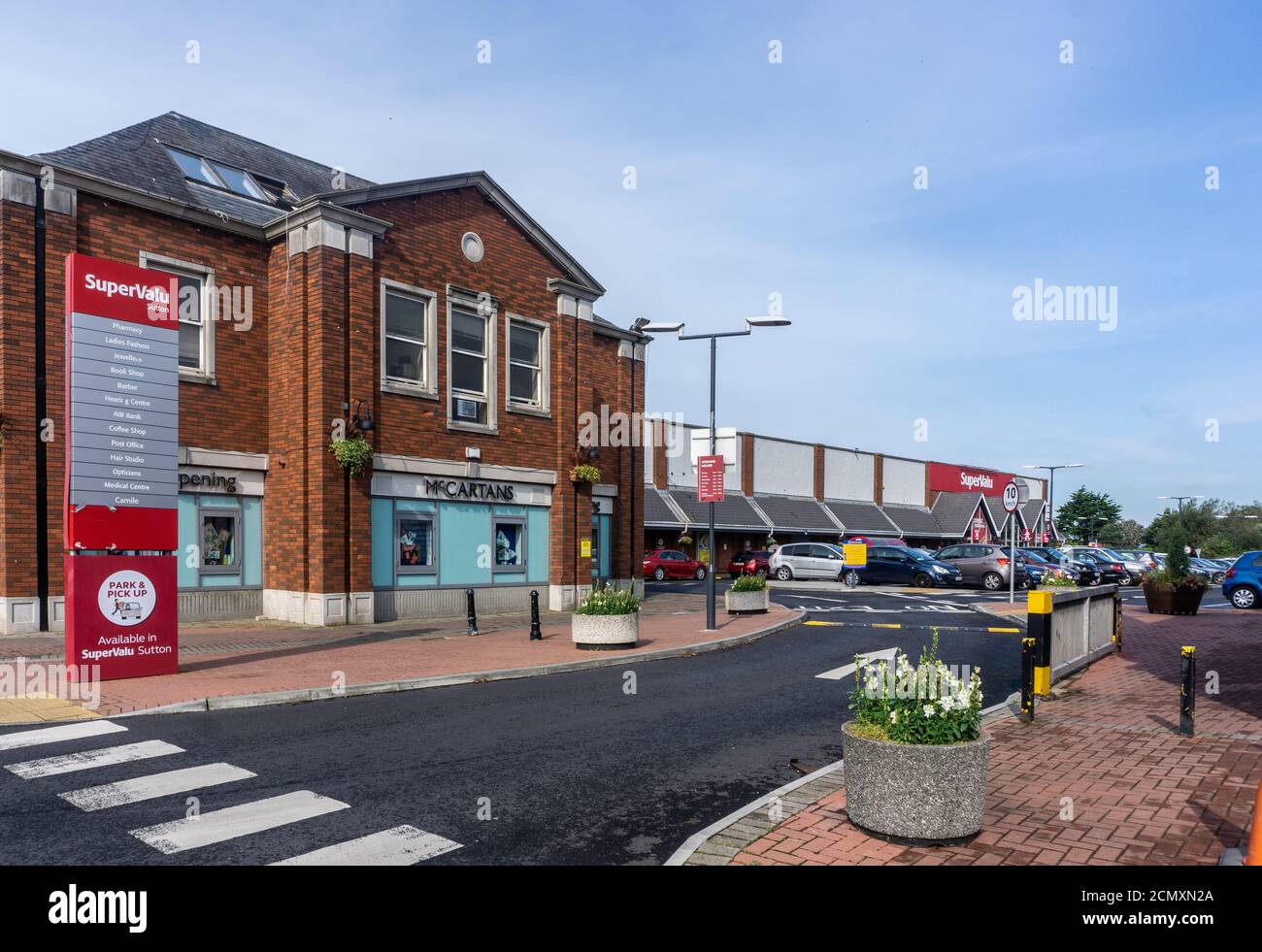 A Supervalu Supermarket at Sutton Cross in Sutton, Dublin, Ireland. Stock Photo