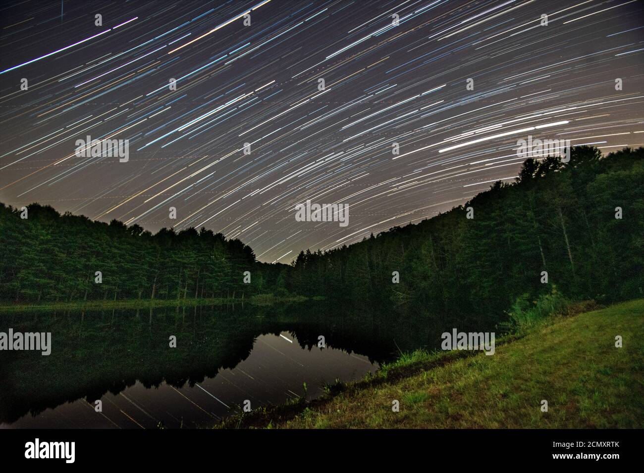 Magical star trails hi-res stock photography and images - Alamy