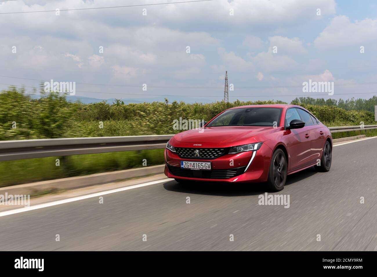 Bâche Voiture Imperméable pour Peugeot 508 Berline/Break/Hatchback