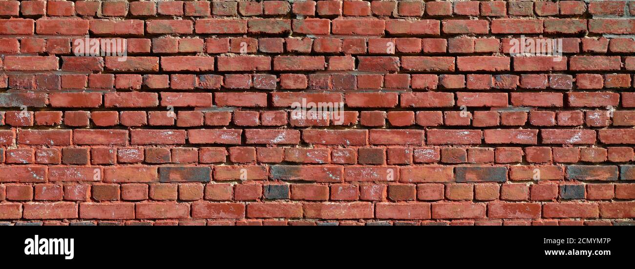 Brick wall texture. Banner background Stock Photo Alamy