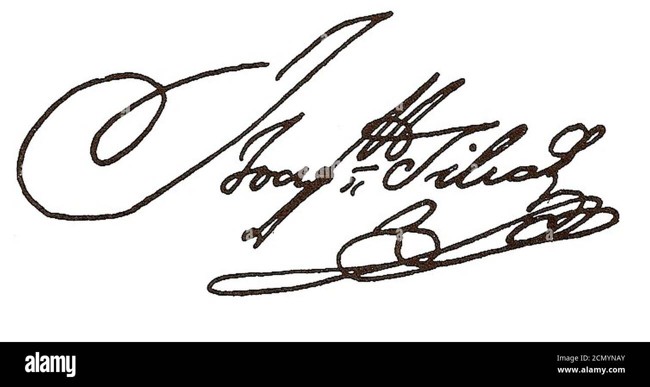 Jose Joaquin Silva signature 2012 000. Stock Photo