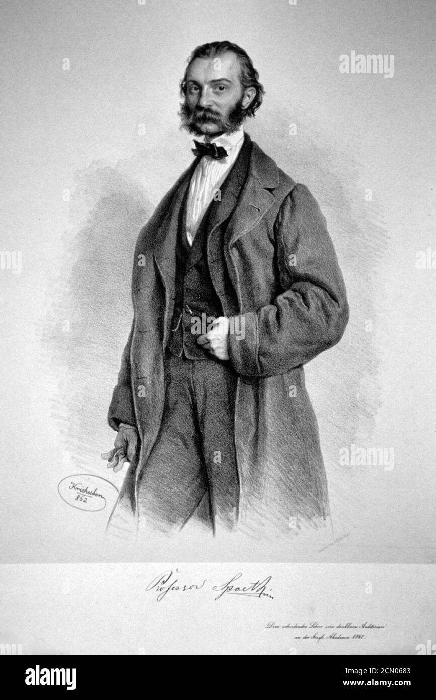 Josef Späth Litho. Stock Photo