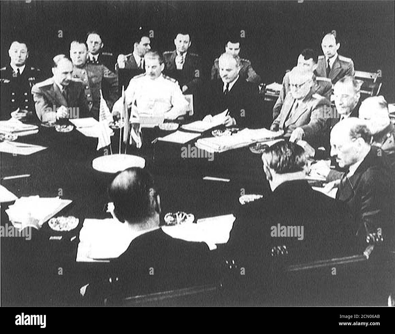 Josef Stalin bei der Potsdamer Konferenz. Stock Photo