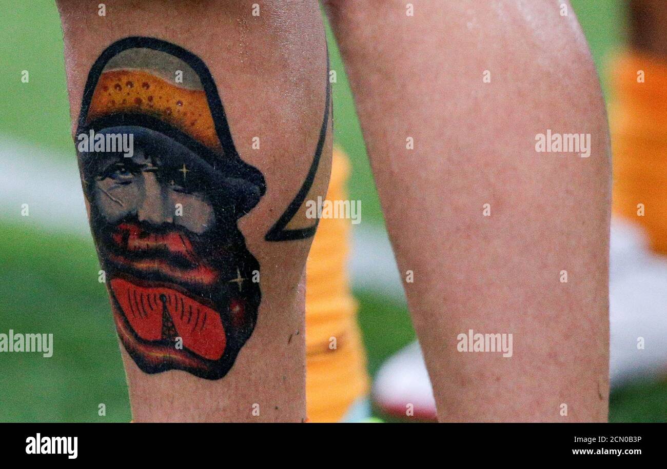 Daniele de rossi tattoo hi-res stock photography and images - Alamy