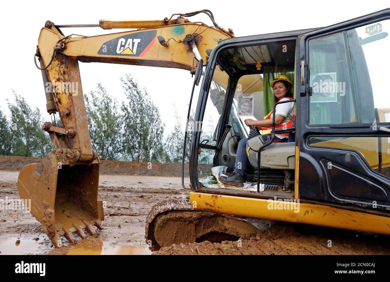 Backhoe operator hires stock photography and images Alamy
