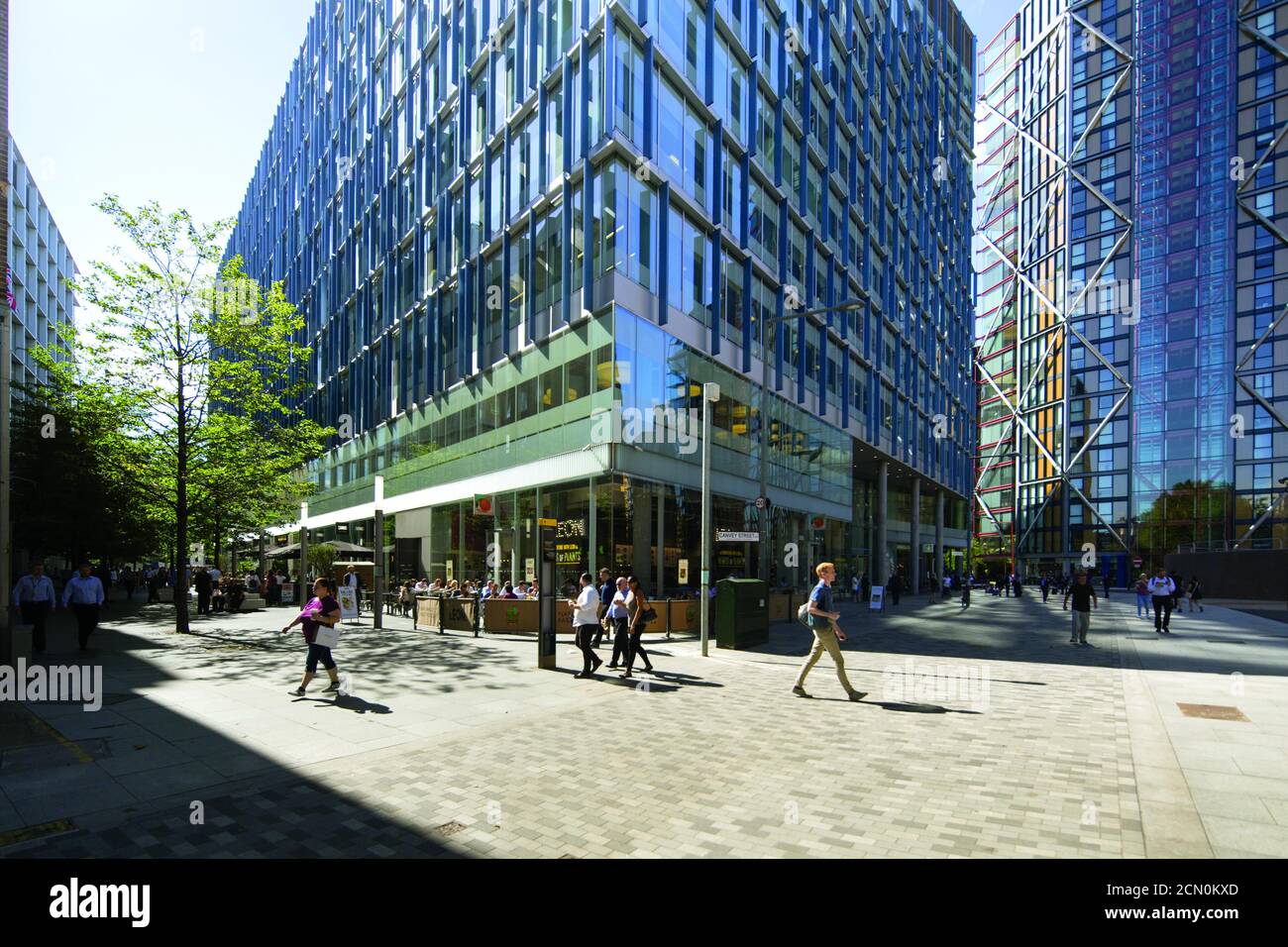 Blue fin building and neo bankside Stock Photo