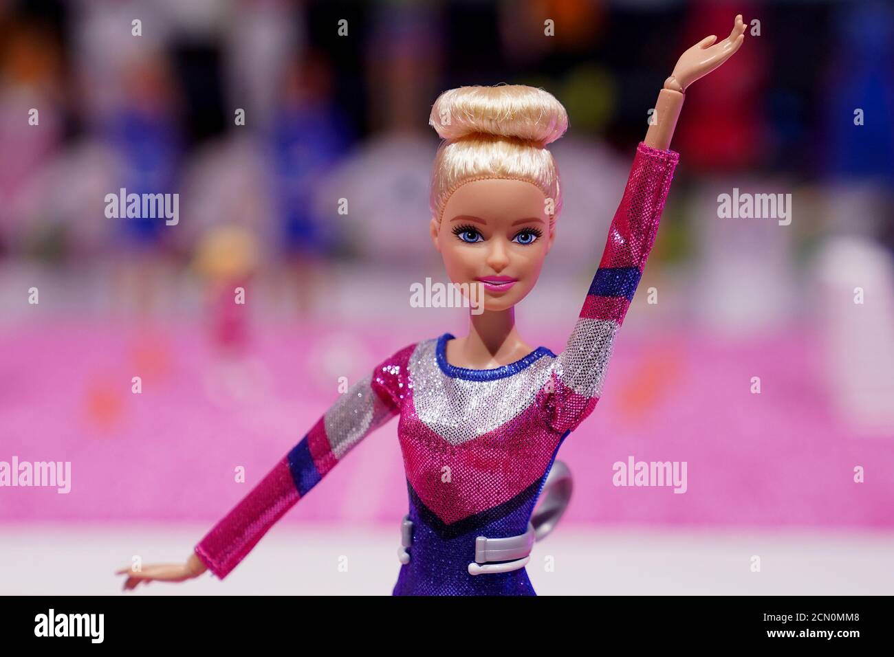 A Barbie doll, part of the Olympic Barbie collection from Mattel, is  pictured in the Manhattan borough of New York City, New York, U.S.,  February 21, 2020. REUTERS/Carlo Allegri Stock Photo - Alamy