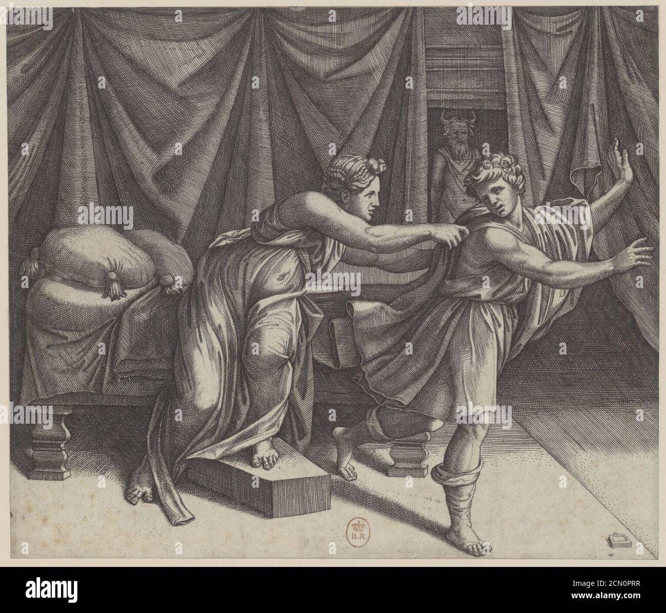 Joseph et la femme de Putiphar (1er état Stock Photo Alamy Joseph et la femme de Putiphar (1er état Stock Photo Alamy