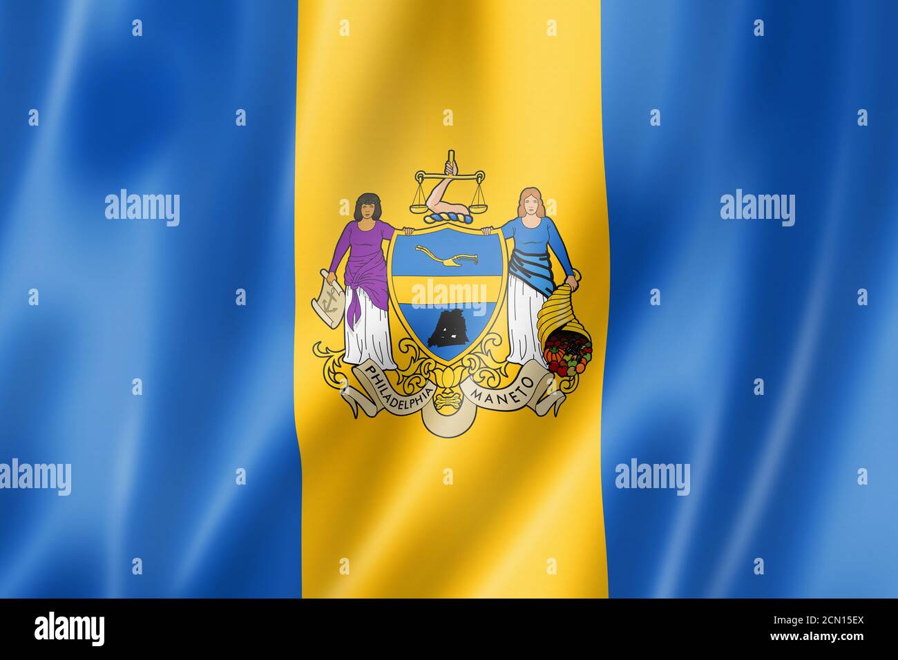 Philadelphia city flag, Pennsylvania, USA Stock Photo Alamy