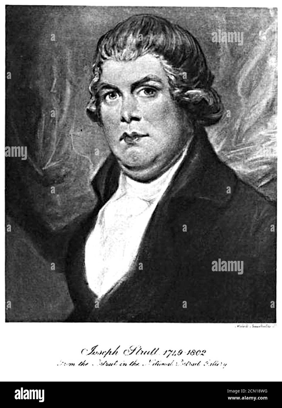Joseph Strutt (1749-1802). Stock Photo