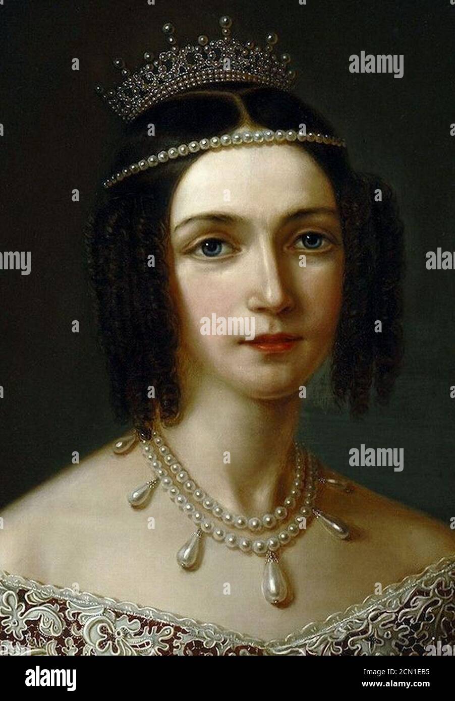 Josephine of Leuchtenberg (18071876 Stock Photo Alamy