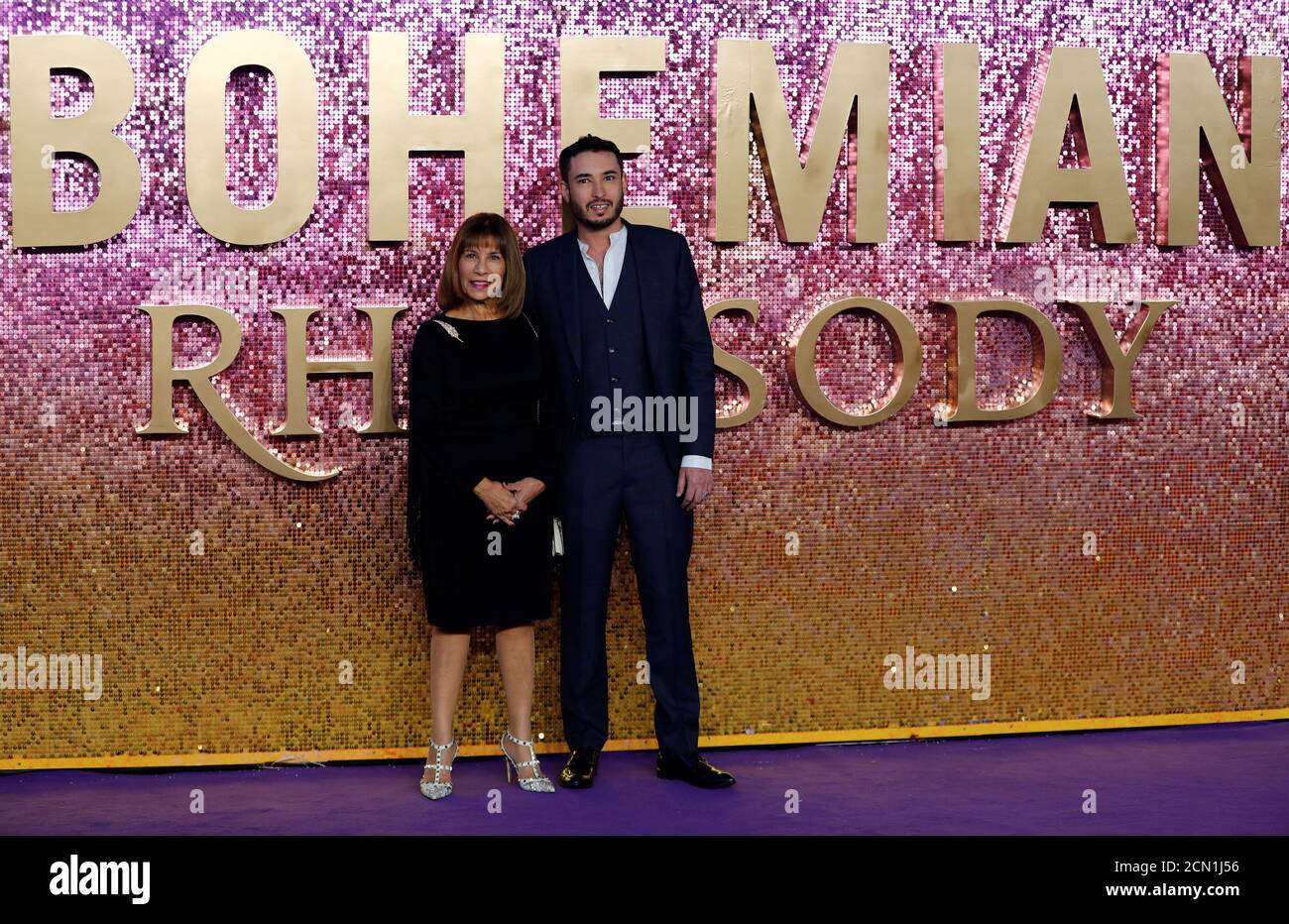 Kashmira Bulsara, Freddie Mercury's sister, and her son Samuel attend the  world premiere of 'Bohemian Rhapsody' movie in London, Britain October 23,  2018. REUTERS/Eddie Keogh Stock Photo - Alamy